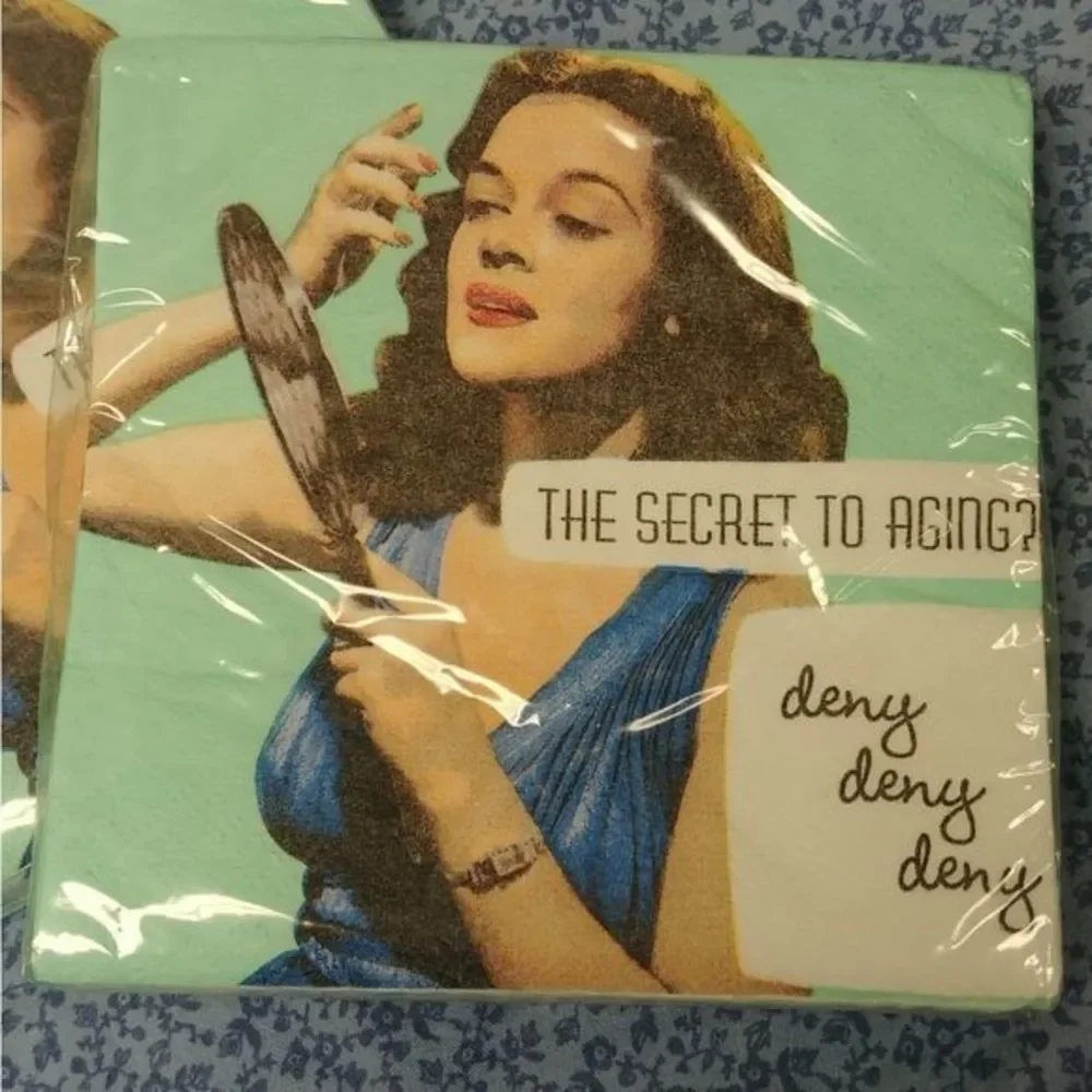 Secret to Aging Beverage‎ Napkins